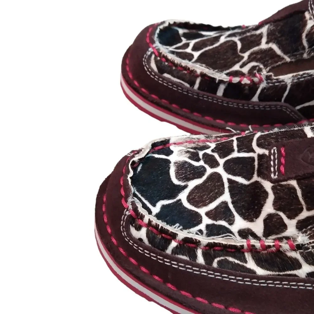 NWOB Ariat Cruiser Giraffe Slip On Loafer Shoes